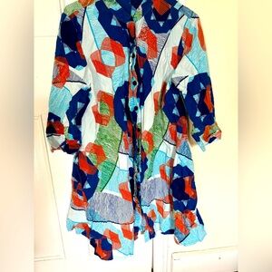 Zuri Geometric Patterned Dress